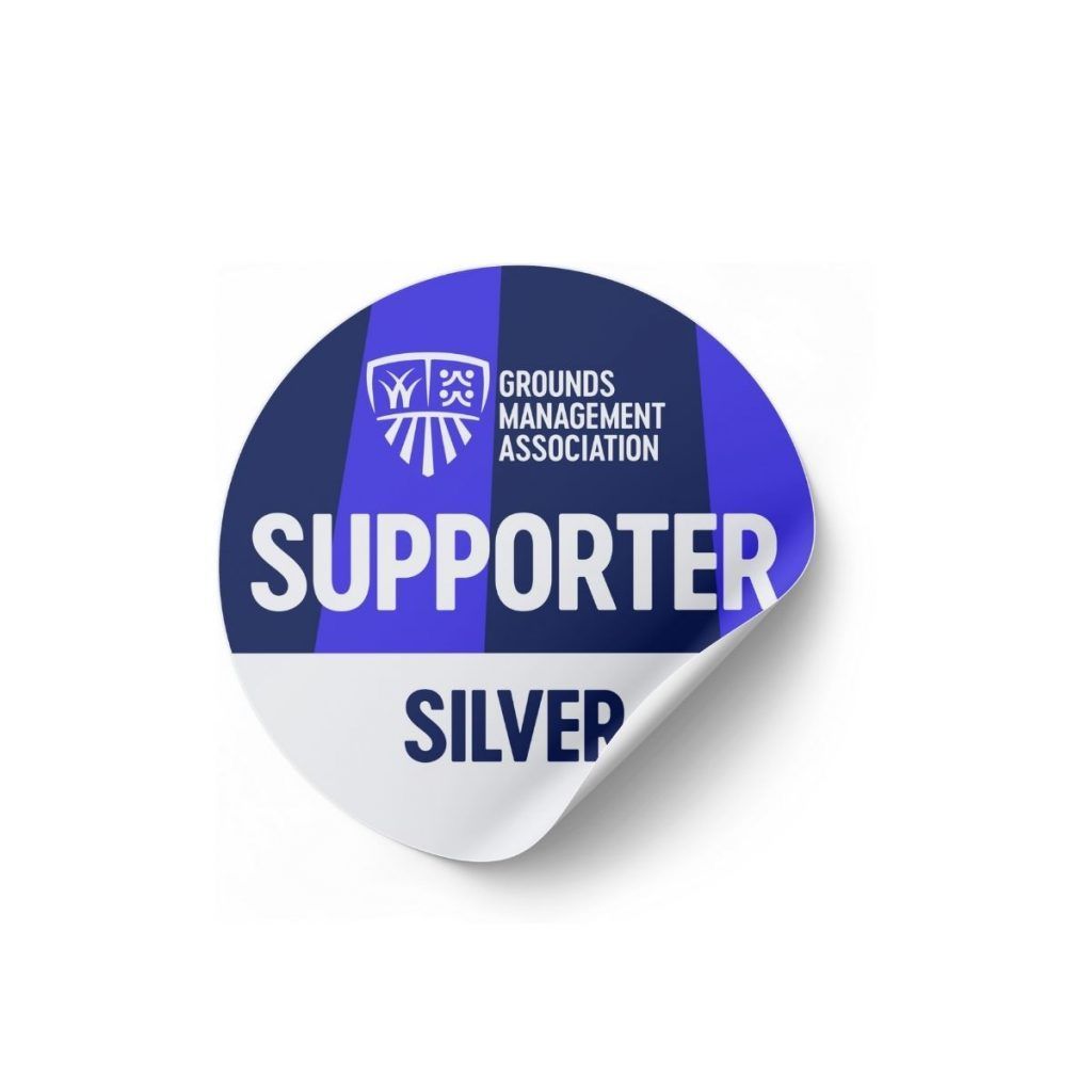 Grounds Magament Association silver member badge