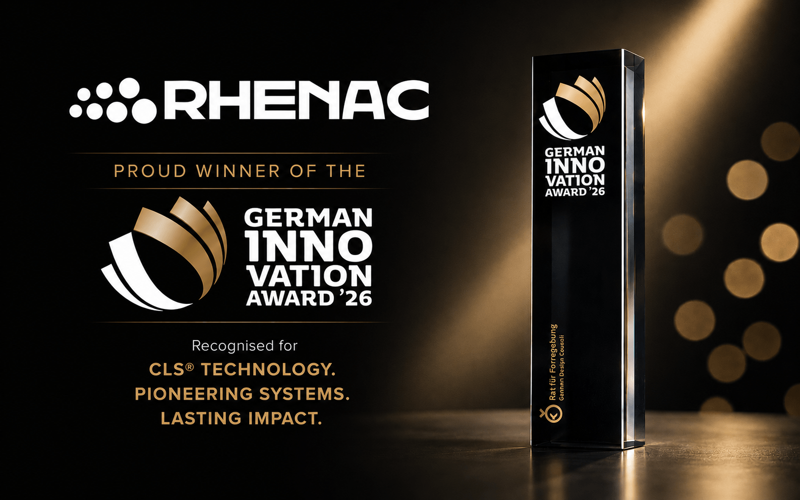 Rhenac gewinnt German Innovation Awards